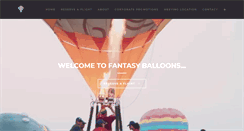 Desktop Screenshot of fantasyballoonflight.com